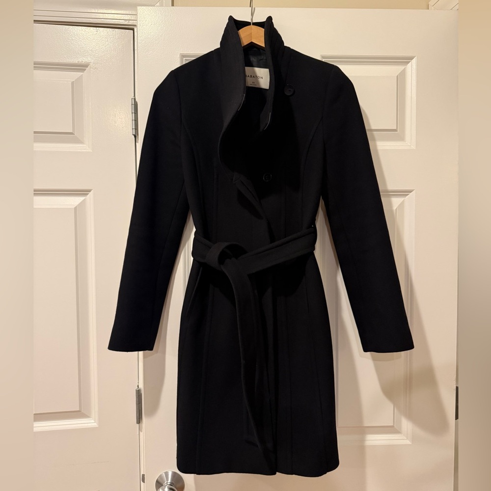 The Connor Coat - Soft Wool (Black) - Picture 3 of 11